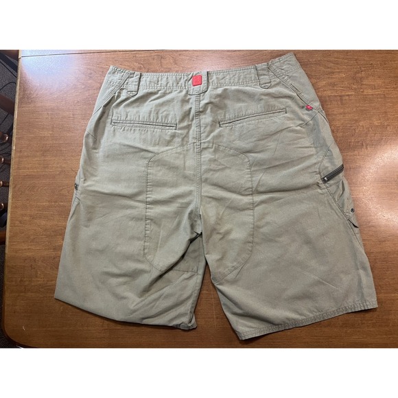 OP Ocean‎ Pacific Mens Cargo Shorts Size 36 Green Baggy Casual Summer Short - Picture 10 of 12